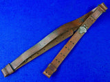US WW1 Model 1907 Milsco 1943 Model 1903 Rifle Leather Sling 