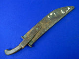 US Antique WW1 Model 1909 Bolo Fighting Knife w/ Scabbard