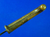 US WW1 Antique Model 1909 SA Bolo Fighting Knife w/ Scabbard