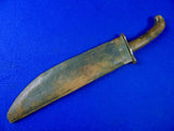 US WW1 Antique Model 1909 SA Bolo Fighting Knife w/ Scabbard