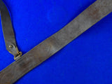 US WW1 Antique Old Military Army Officer's Leather Belt