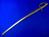 US WW1 Antique Old Bannerman Collector's Sword w/ Scabbard
