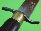 RARE US WW1 Period German Style KING Best Steel Boot Fighting Knife & Sheath