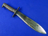 US WW1 Antique Plumb Bolo Fighting Knife w/ Scabbard