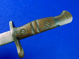 US WW1 Antique Remington Bayonet w/ Scabbard