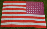 US USA American Vintage WW2 1942 Dated 48 Stars Large Silk Flag