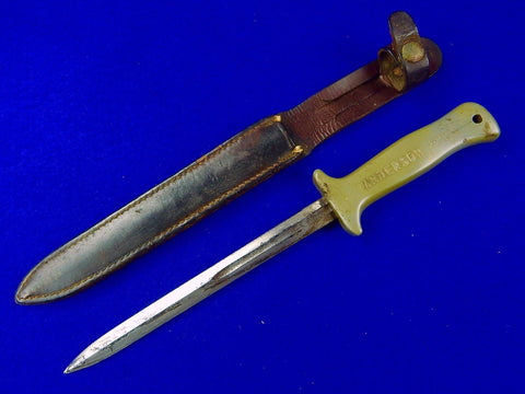 US WW2 ANDERSON Sword Blade Fighting Knife with Sheath