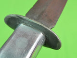 US WW2 Custom Made Handmade Aluminum Stiletto Theater Fighting Knife & Sheath