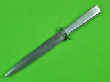 US WW2 Custom Made Handmade Aluminum Stiletto Theater Fighting Knife & Sheath