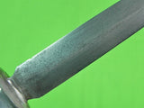 US WW2 Custom Made Handmade Aluminum Stiletto Theater Fighting Knife & Sheath
