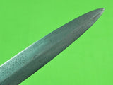 US WW2 Custom Made Handmade Aluminum Stiletto Theater Fighting Knife & Sheath