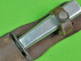 US WW2 Custom Made Handmade Aluminum Stiletto Theater Fighting Knife & Sheath