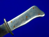 US WW2 Custom Hand Made Theater Aluminum Handle Fighting Knife w/ Sheath #144
