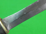 US WW2 Custom Hand Made Theater Fighting Knife w/ Sheath #31