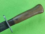 US WW2 Custom Hand Made Theater Fighting Knife & Sheath