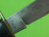 US WW2 WWII Custom Made Handmade Theater Fighting Knife & Sheath
