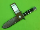 US WW2 Custom Made Handmade Theater Fighting Knife & Sheath