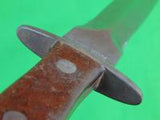 US WW2 Custom Hand Made Theater Stiletto Fighting Knife w/ Sheath #35