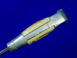 US WW2 Custom Handmade RUANA Fighting Knife Engraved w/ Sheath Box