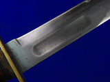 US WW2 Custom Handmade Theater Fighting Knife Ka-Bar KABAR MK2 Blade w/ Sheath