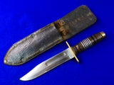 US WW2 Custom Handmade Theater Fighting Knife Ka-Bar KABAR MK2 Blade w/ Sheath