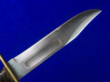 US WW2 Custom Handmade Theater Fighting Knife Ka-Bar KABAR MK2 Blade w/ Sheath