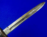 US WW2 Custom Handmade Theater Fighting Knife Remington WW1 Bayonet Blade