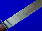 US WW2 Custom Handmade Theater Fighting Knife w/ Sheath _