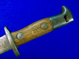 US WW2 Custom Made Handmade from WW1 Bayonet Theater Fighting Knife w/ Sheath