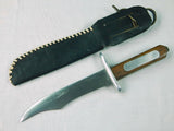 Vintage US WW2 Custom Made Handmade Theater Fighting Knife w/ Sheath