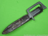 US WW2 Hand Made Knuckle Fighting Aluminum Knife i