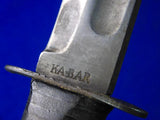 US WW2 Ka-Bar KABAR MK2 Fighting Knife w/ Sheath
