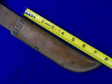 RARE US WW2 Leather Sheath Scabbard Case for USN Navy MK2 Fighting Knife