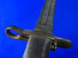 RARE US WW2 1943 Oneida Limited OL Bayonet Fighting Knife w/ Scabbard Near Mint