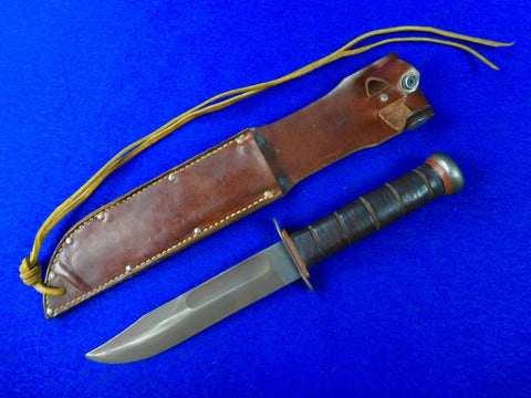 US WW2 Pal RH-37 MK2 Fighting Knife w/ Sheath Near Mint 