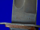 US WW2 Pal RH-37 MK2 Fighting Knife w/ Sheath Near Mint