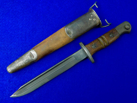 US WW2 Remington Model 1907 Bayonet Converted to Fighting Knife