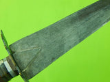 US WW2 WWII Theater Custom Made Handmade Unusual Stiletto Fighting Knife