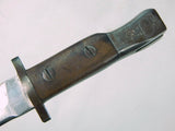 US WW2 Theater Fighting Knife Custom Made from Canadian Ross Bayonet