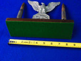 US WW2 Trench Art Pearl Harbor Commemorative Tabletop Eagle Military Home Decor