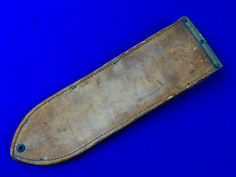US WW2 USMC Marine Boyt 45 Leather Sheath Scabbard Case for Bolo Fighting Knife