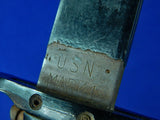US WW2 USN Navy Model 1905 Training Bayonet Knife