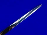 US WW2 USS Mississippi Navy Officer's Presentation Engraved Sword w/ Scabbard
