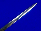 US WW2 USS Mississippi Navy Officer's Presentation Engraved Sword w/ Scabbard