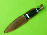 US WW2 Vintage Custom Made Handmade Theater Fighting Knife & Sheath