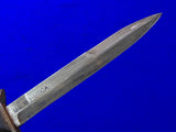 US WW2 Vintage Utica M3 Blade Marked Fighting Knife w/ Sheath