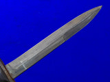 US WW2 Vintage Utica M3 Blade Marked Fighting Knife w/ Sheath