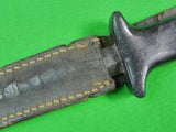 US WW2 WWII ANDERSON Stiletto Fighting Knife w/ Sheath