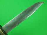 US WW2 WWII Custom Handmade Huge Theater Fighting Knife w/ German Sheath