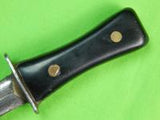US WW2 WWII Theater Custom Handmade Stiletto Fighting Knife & Sheath